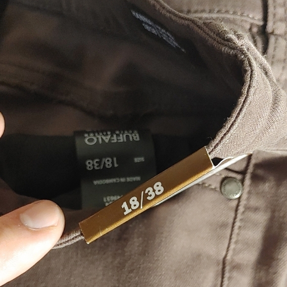 Buffalo Ladies' Size 18, Tencel Blend High Rise Soft Stretch Skinny Pant, Brown - Picture 5 of 5